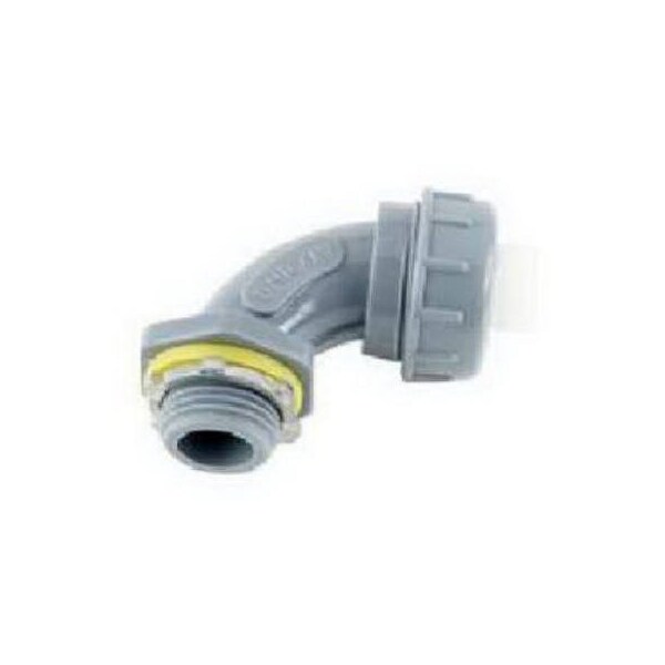 Halex Conduit Fitting Elbow, 1/2 in, Liquid-Tight, PVC, PVC Coated 27691 - main